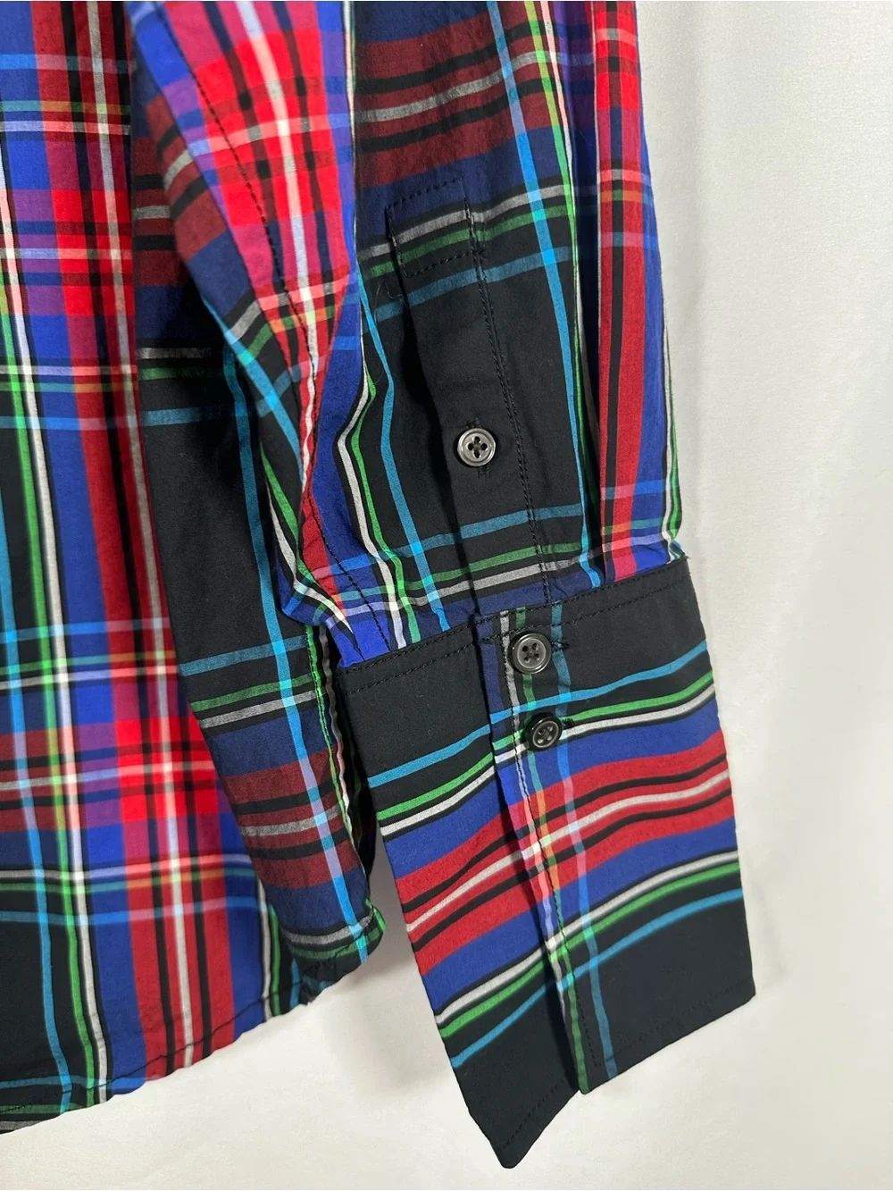 J.Crew Garçon Classic Shirt in Stewart Tartan Organic Cotton Poplin Size 2 BV864
